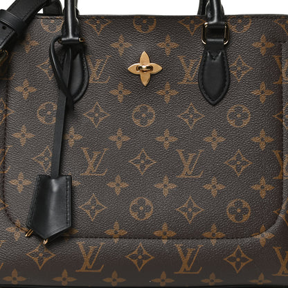 Louis Vuitton Monogram Flower Tote Black 8 of 12