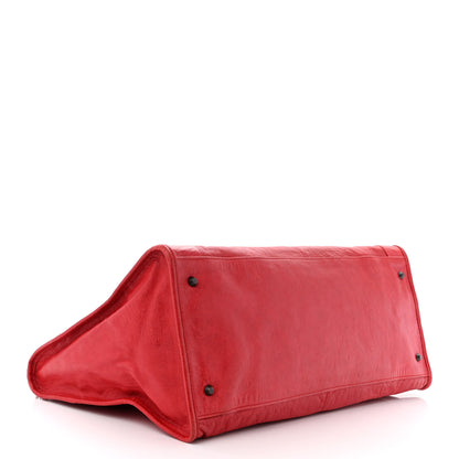Balenciaga Agneau Classic Hardware Work Rouge Coquelicot 4 of 10