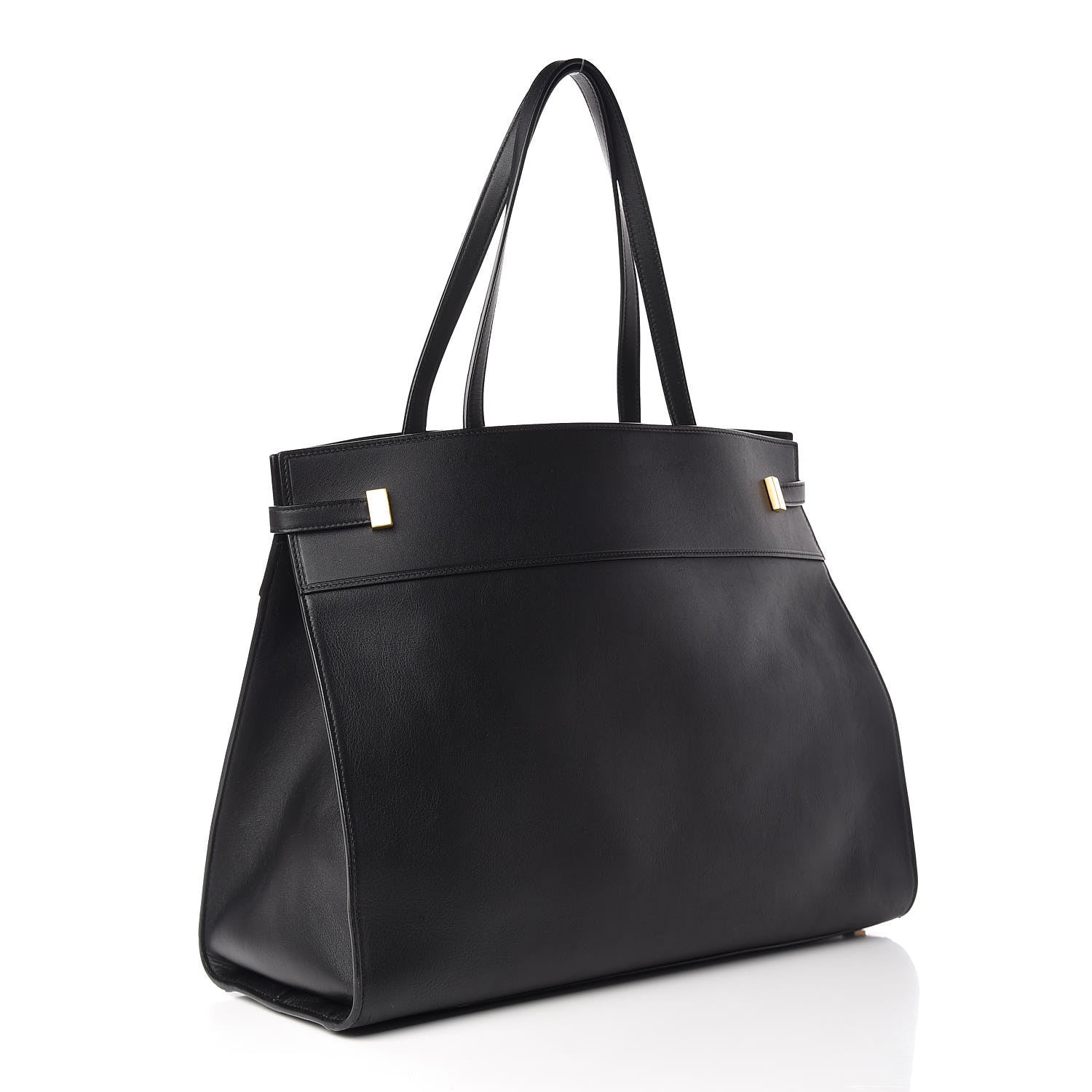 Saint Laurent Calfskin Medium Manhattan Shopper Tote Black 3 of 12