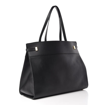 Saint Laurent Calfskin Medium Manhattan Shopper Tote Black 3 of 12