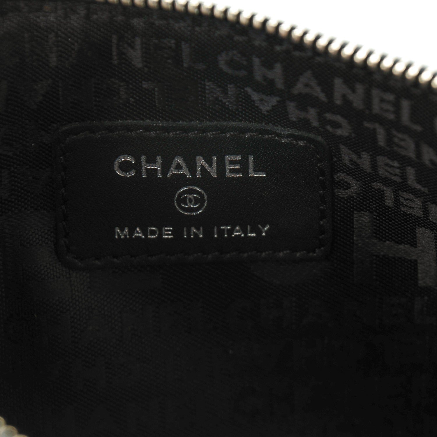 Chanel Lambskin Precious Symbols Pochette Black 6 of 7