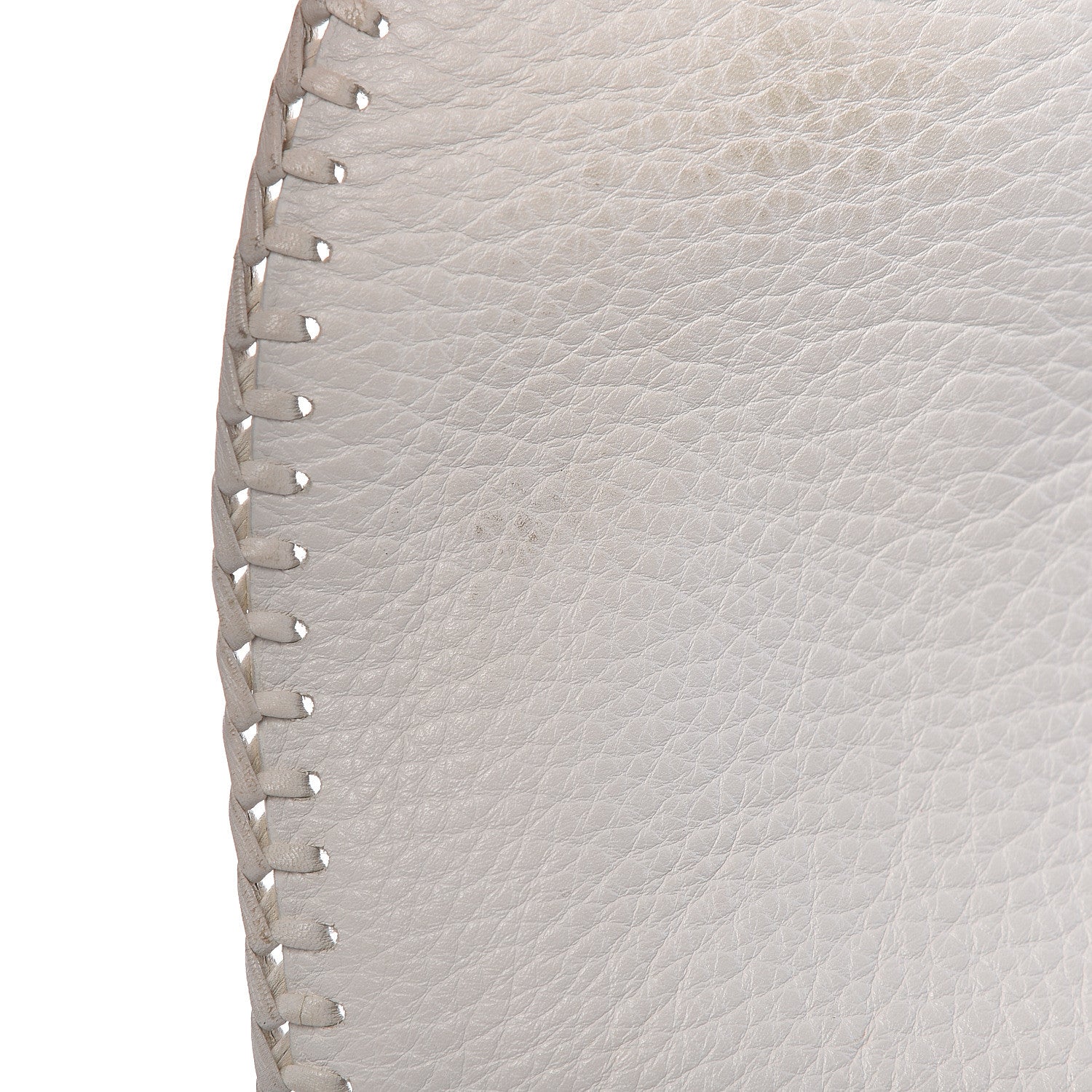 Christian Dior Calfskin Whipstitch Gaucho Double Saddle Bag White 12 of 20