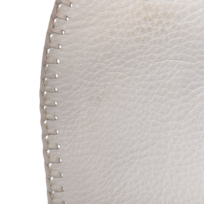 Christian Dior Calfskin Whipstitch Gaucho Double Saddle Bag White 12 of 20