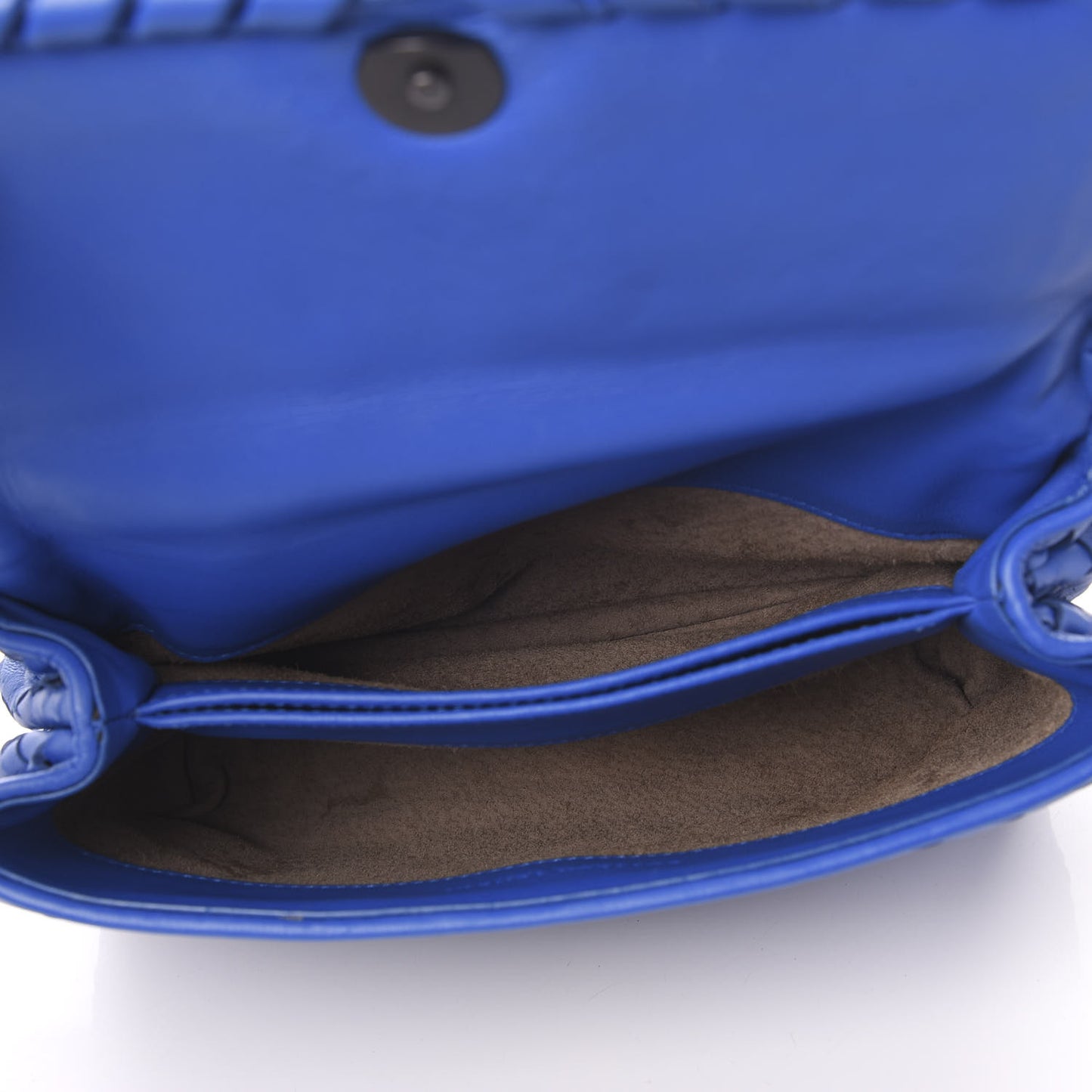 Nappa Intrecciato Small Olimpia Bag Blue Royal
