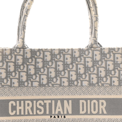 Christian Dior Oblique Medium Book Tote Grey 8 of 11
