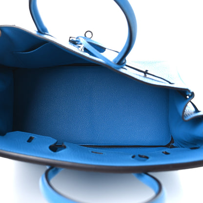 Hermes Togo BIRKIN 30 Bleu Zanzibar 7 of 27