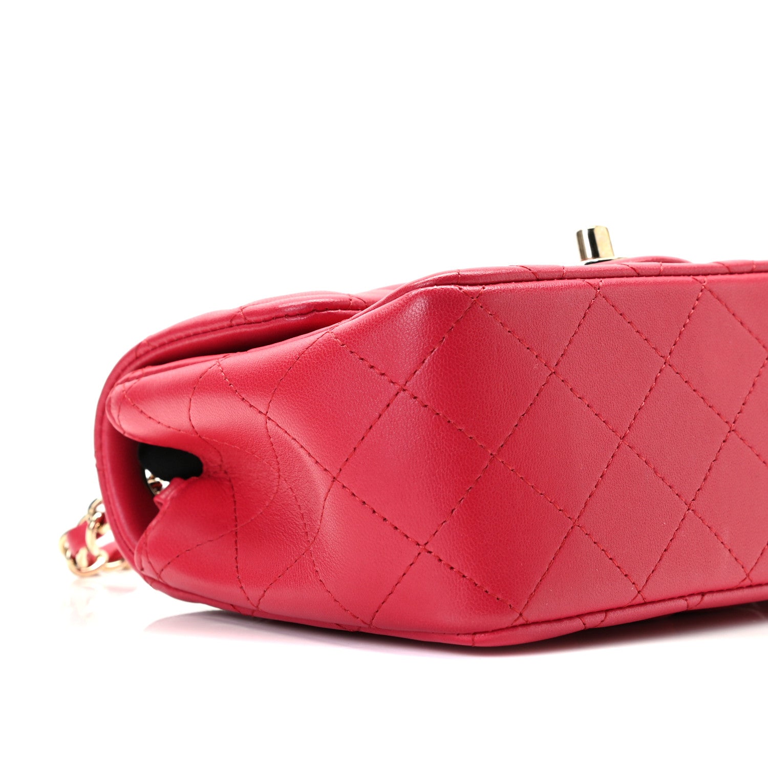 Chanel Lambskin Quilted Mini Square Flap Pink 5 of 8