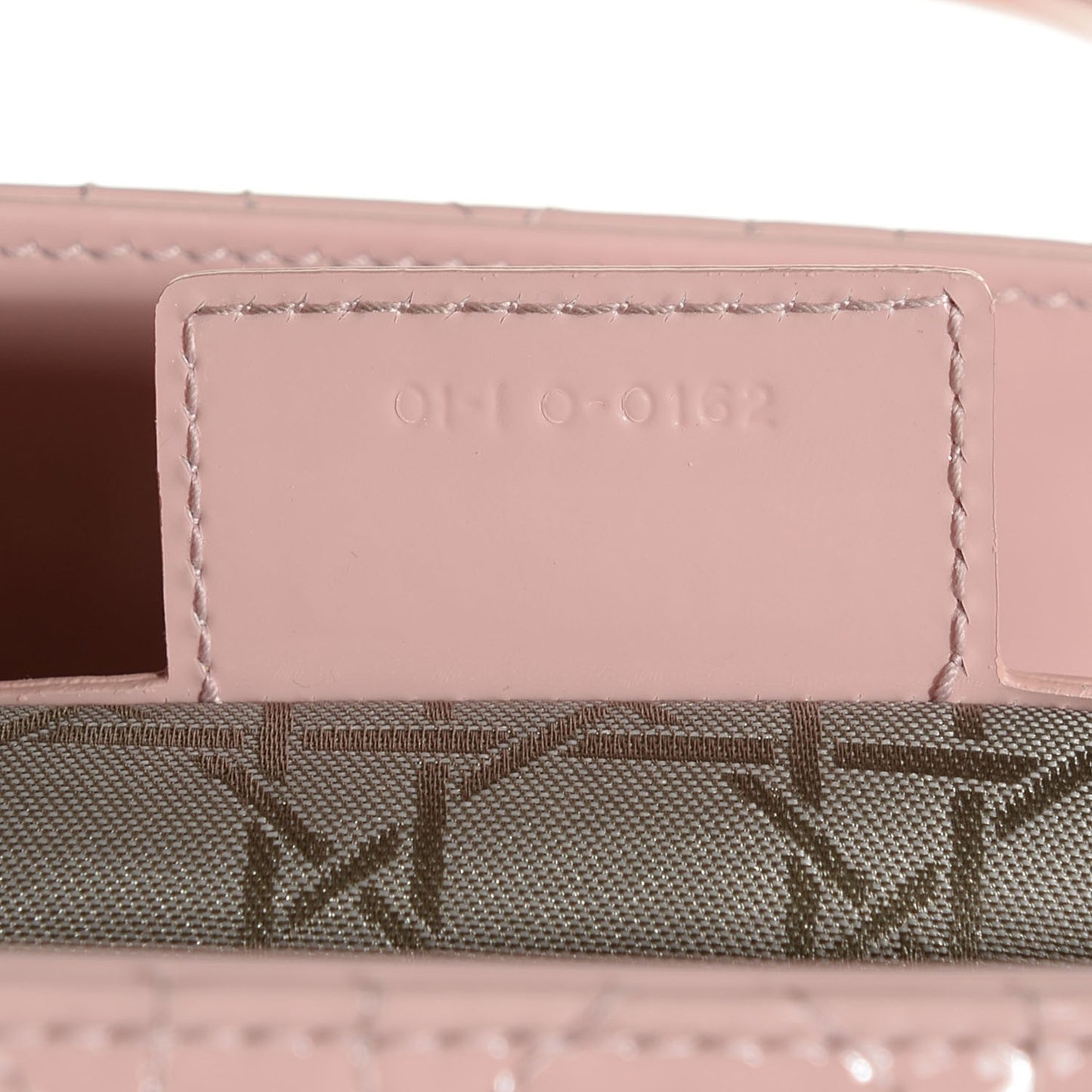 Patent Cannage Large Lady Dior Light Pink