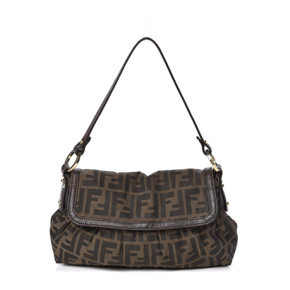 Fendi Zucca Small Chef Shoulder Bag Tobacco 1 of 11