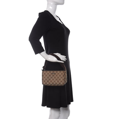 Gucci Monogram Shoulder Bag Dark Brown 2 of 14