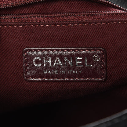 Chanel Iridescent Grained Calfskin Jumbo Globe Trotter Flap Black 6 of 7
