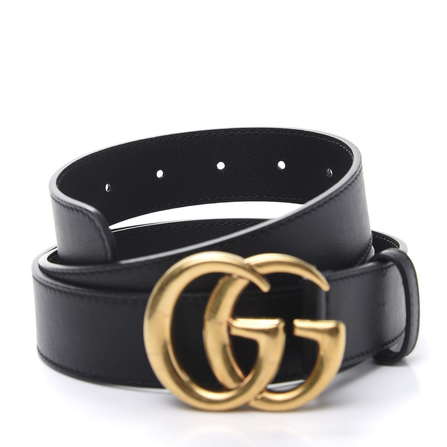 Calfskin Double G 30mm Belt 95 38 Black