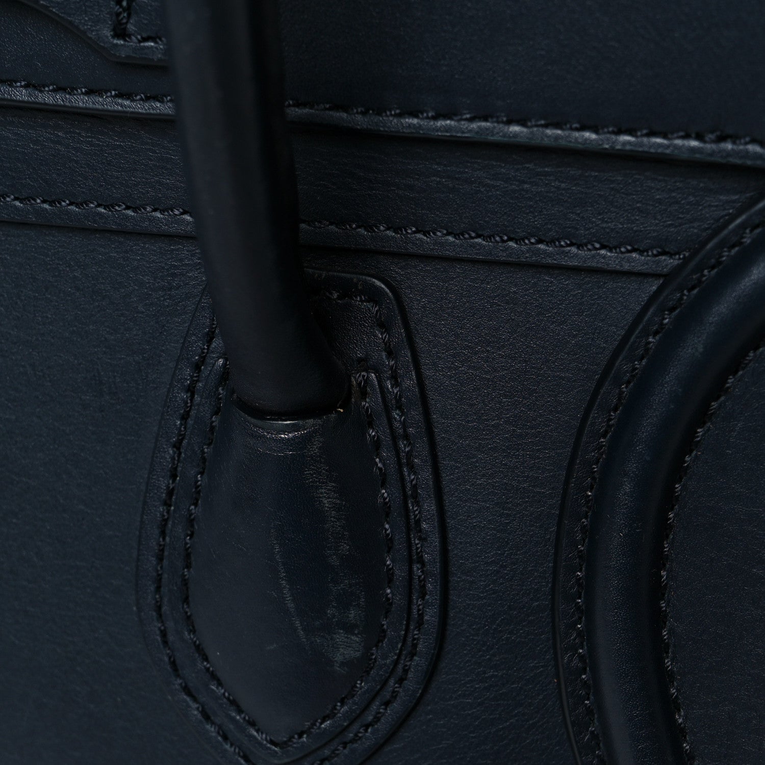 Celine Smooth Calfskin Micro Luggage Navy Blue 13 of 13