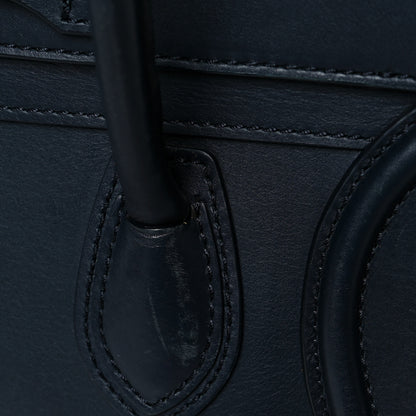 Celine Smooth Calfskin Micro Luggage Navy Blue 13 of 13