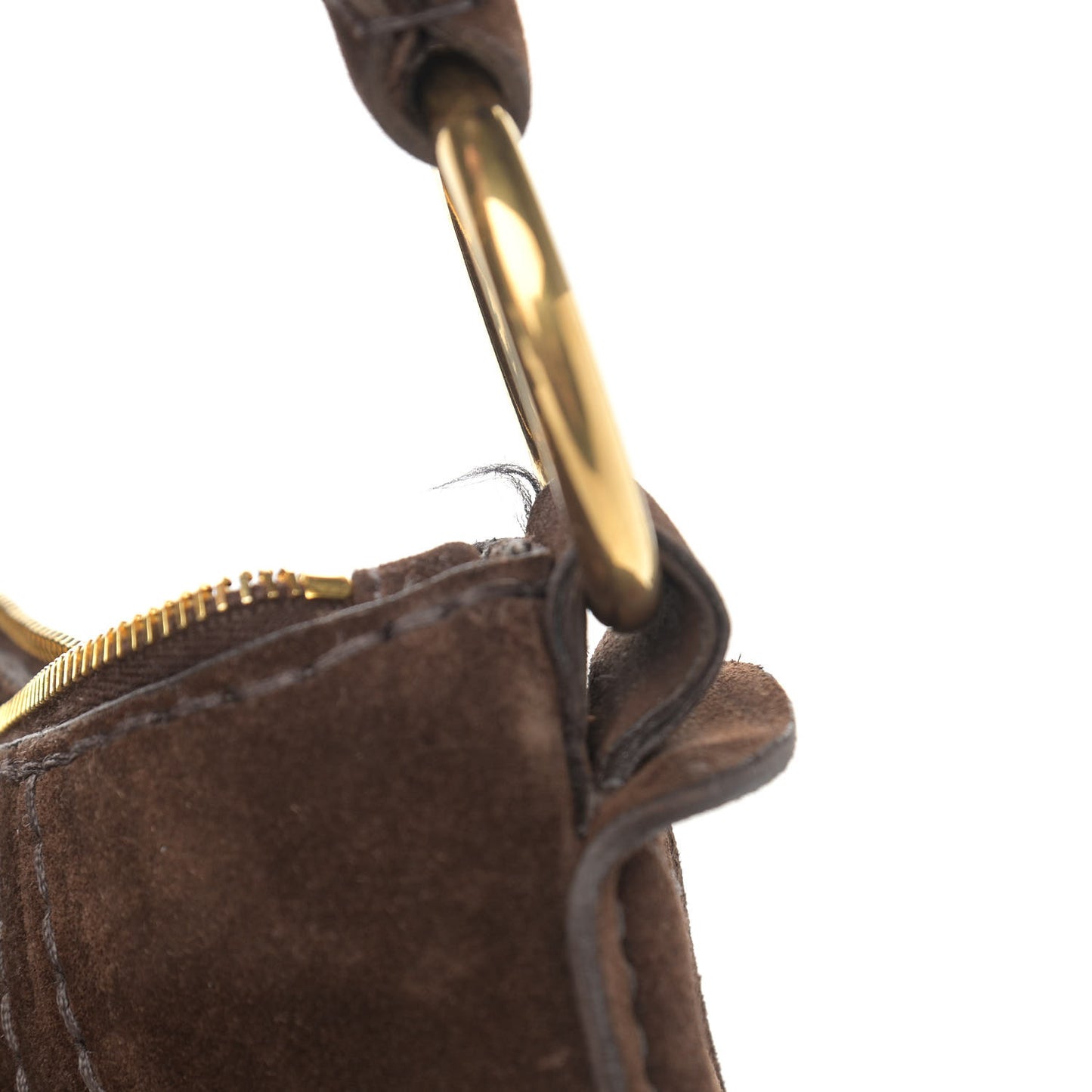 Scamosciato Suede Hobo Brown