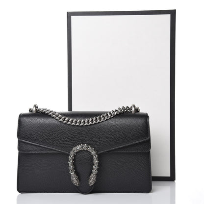 Gucci Pebbled Calfskin Small Dionysus Shoulder Bag Black 8 of 8