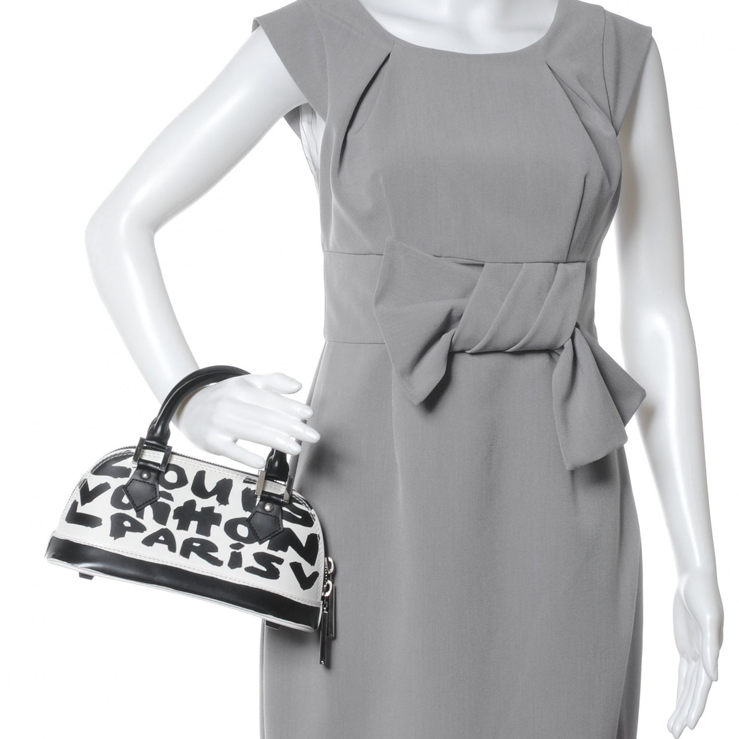 Louis Vuitton Graffiti Alma PM Black 2 of 7