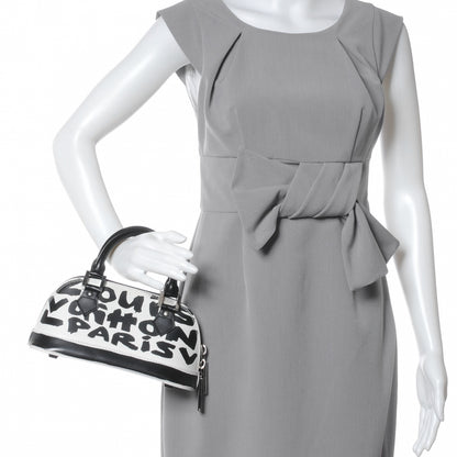 Louis Vuitton Graffiti Alma PM Black 2 of 7