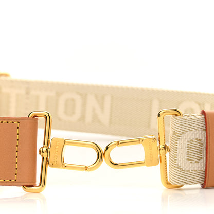 Louis Vuitton Monogram Utility Crossbody Bandouliere Shoulder Strap Beige 3 of 3