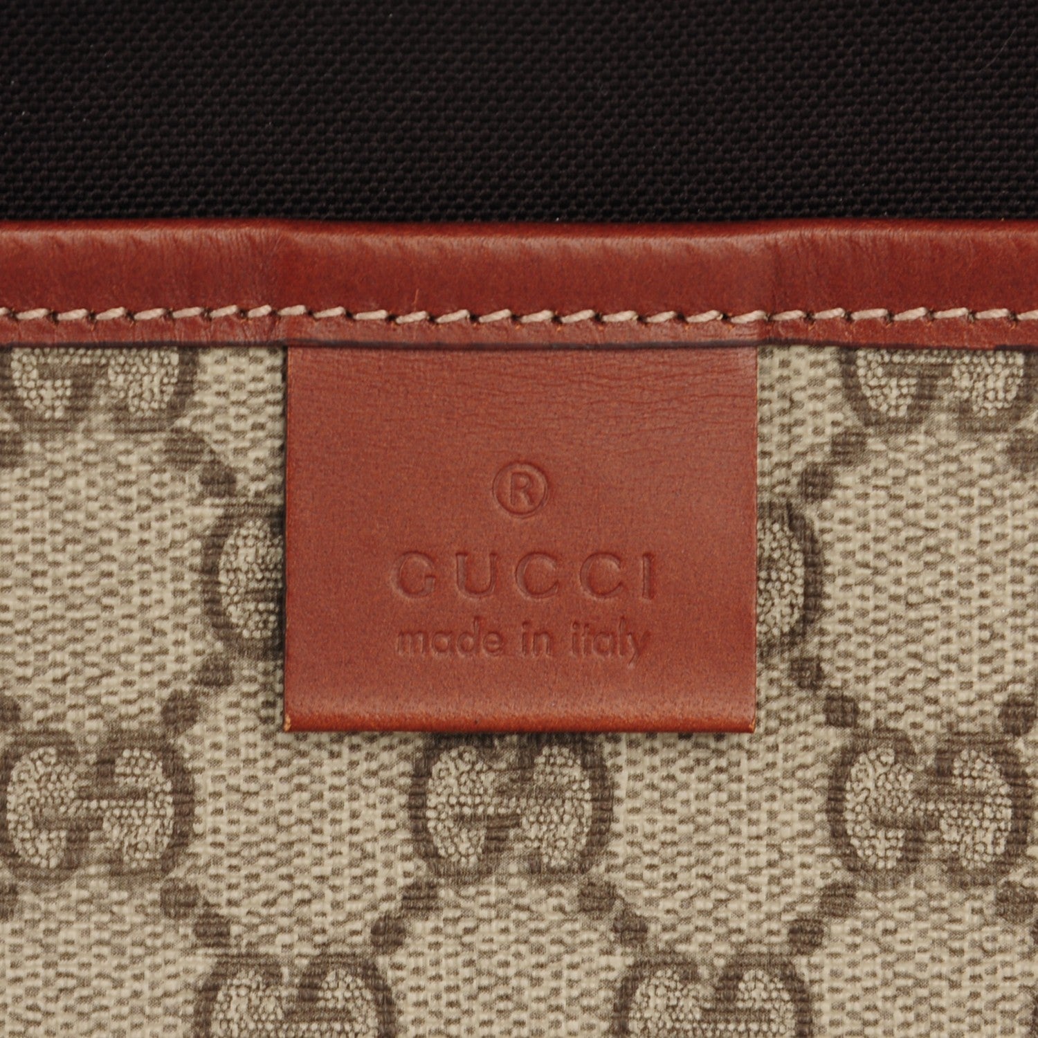 Gucci GG Plus Monogram Large Signature Web Loop Tote Brown 7 of 10