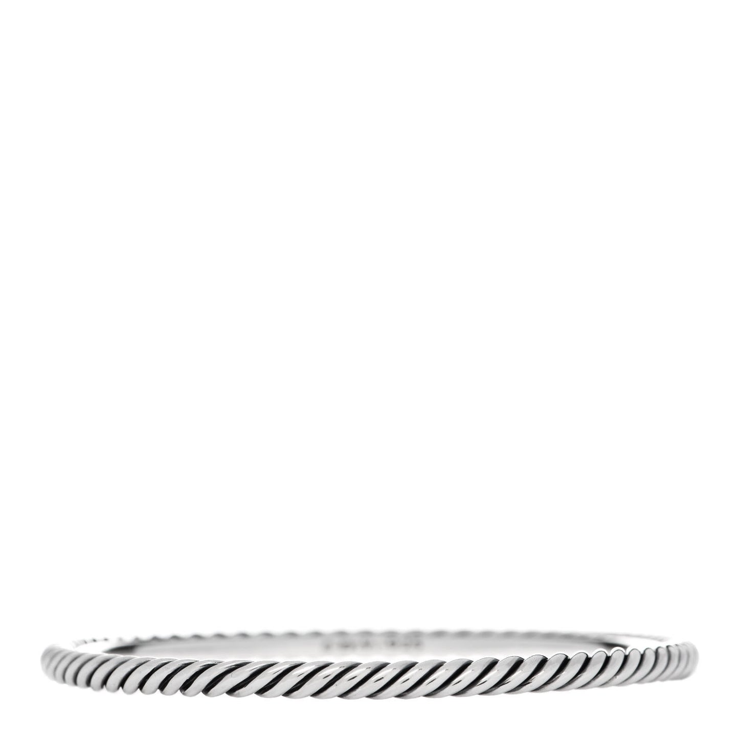 Sterling Silver 4mm Cable Classics Bangle Bracelet