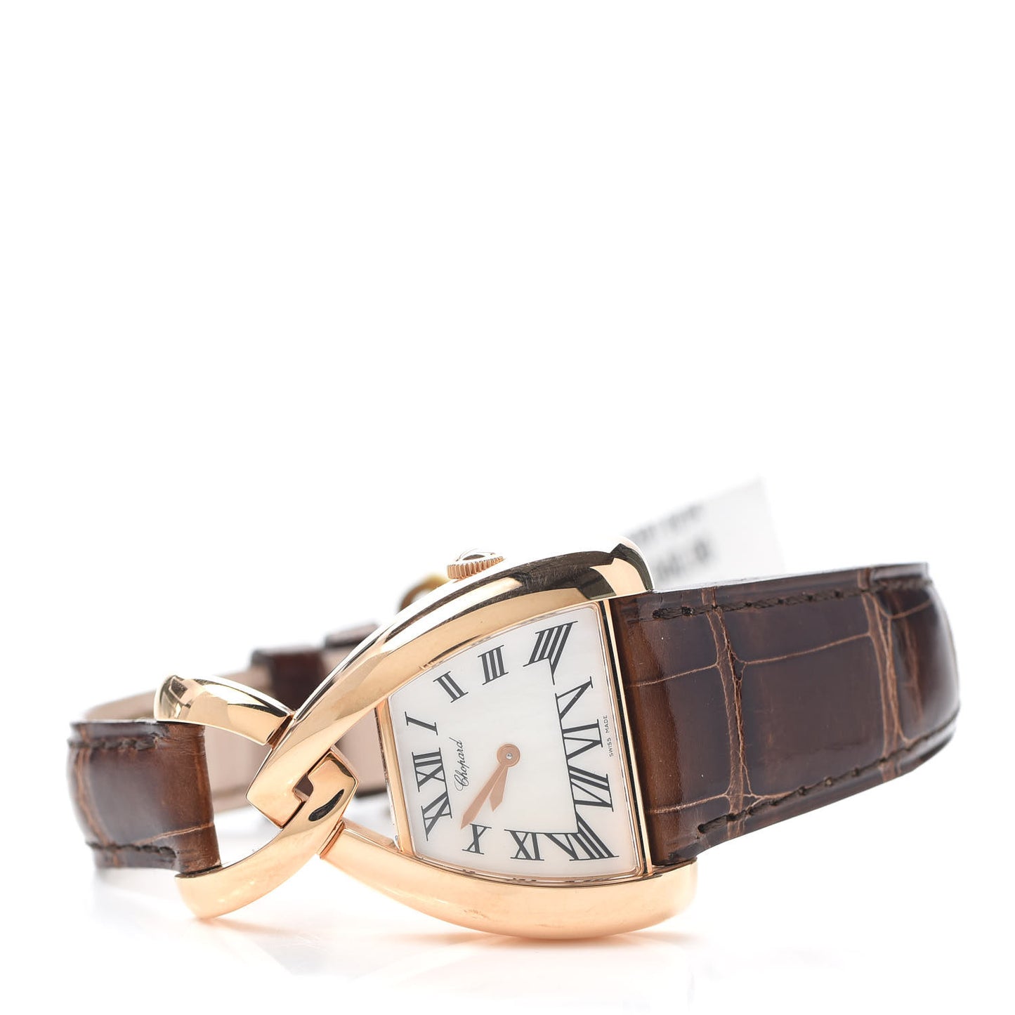 18K Rose Gold Alligator 30mm Alliance Quartz Watch