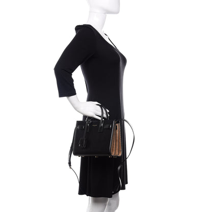 Saint Laurent Calfskin Nano Sac De Jour Black 3 of 10