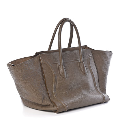 Celine Bullhide Medium Phantom Luggage Taupe 3 of 9
