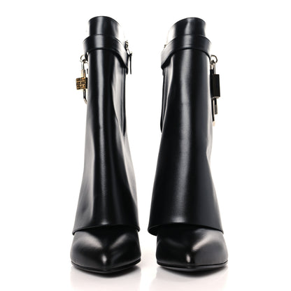 Givenchy Calfskin Shark Lock Ankle Boots 41 Black 2 of 7