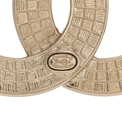 Chanel Enamel CC Brooch Black White 4 of 5