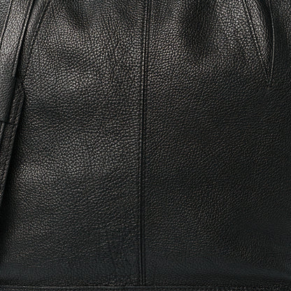 Alexander Wang Pebbled Calfskin Large Emile Black Silver Hardware 18 of 26