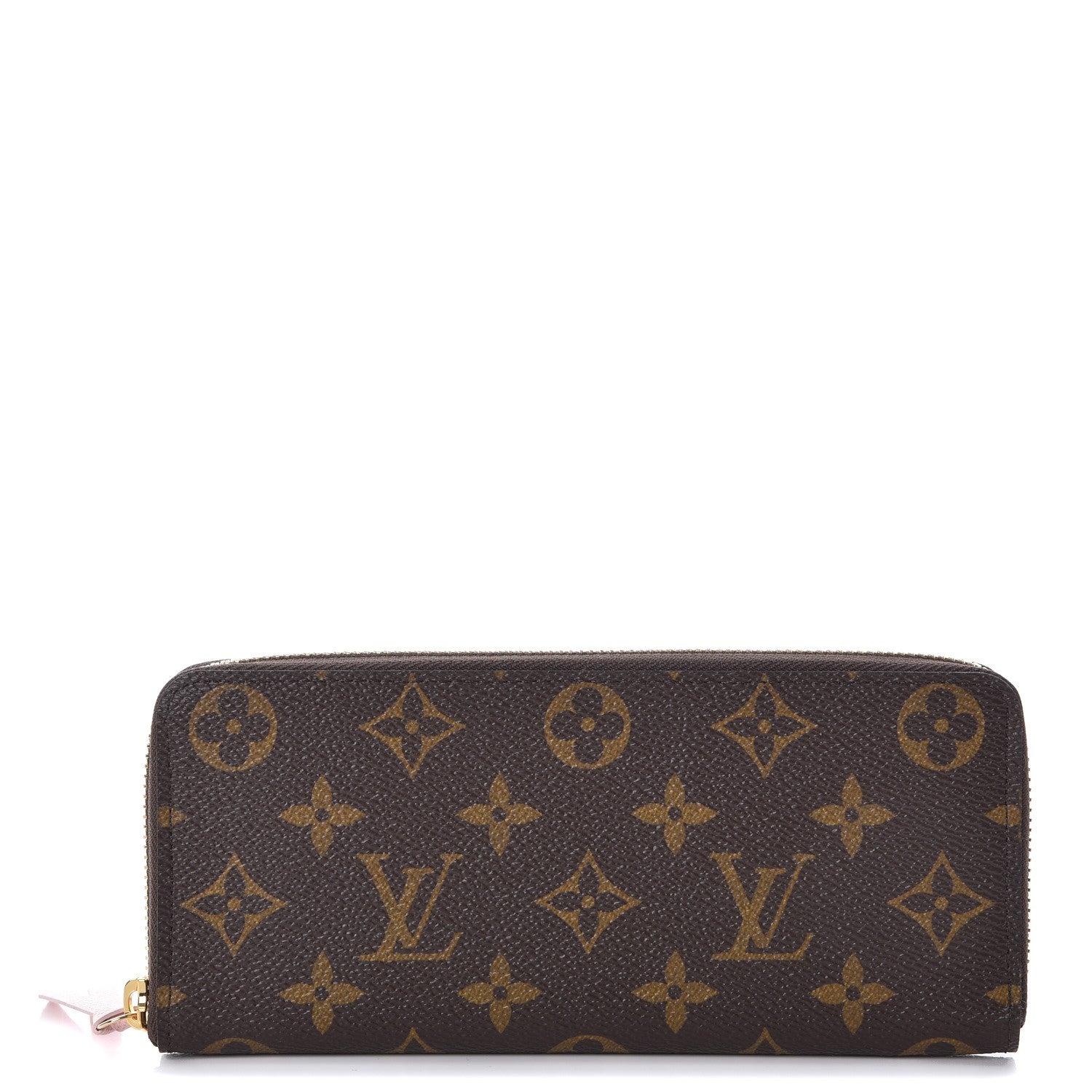 Louis Vuitton Monogram Clemence Wallet Rose Ballerine 1 of 8
