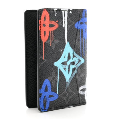 Louis Vuitton Monogram Eclipse LV Graffiti Pocket Organizer Multicolor 3 of 6