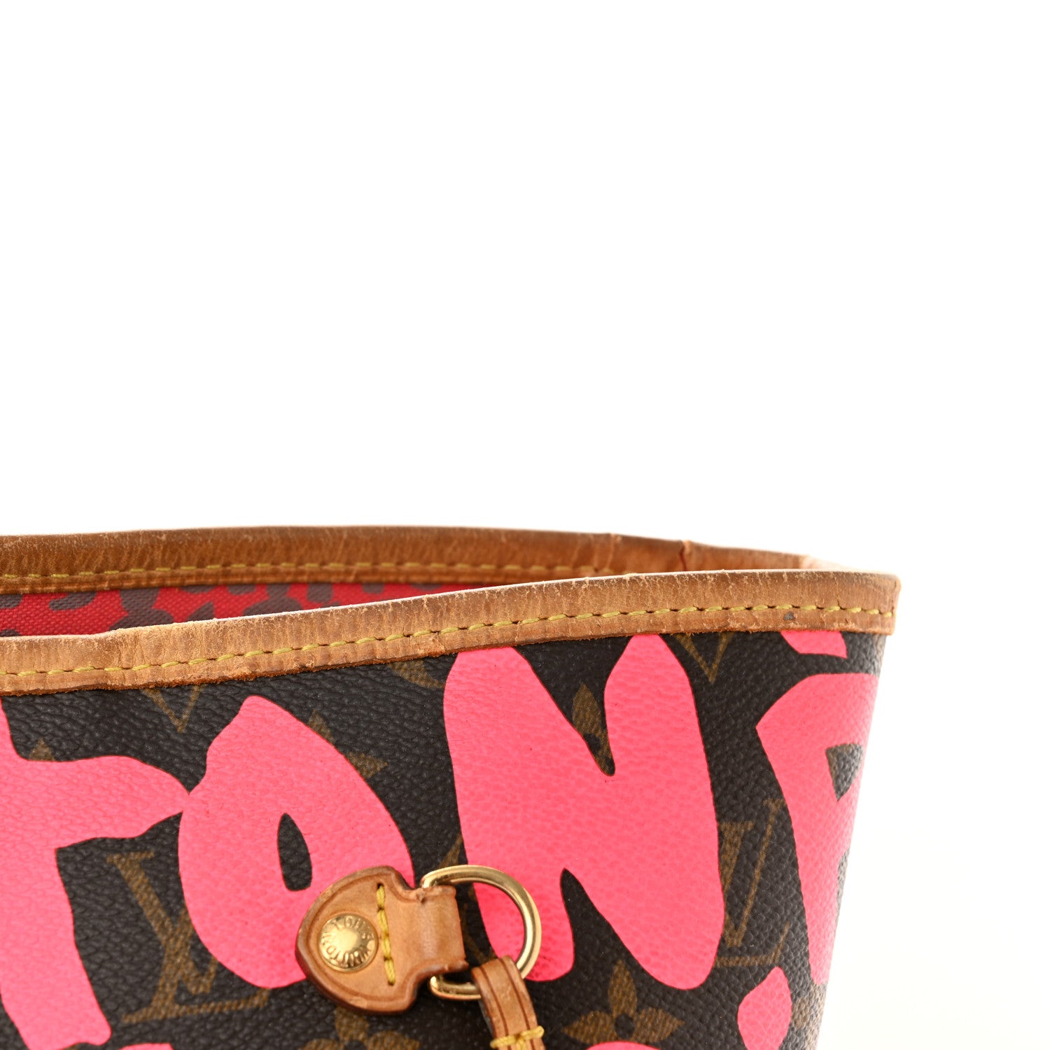 Louis Vuitton Monogram Graffiti Neverfull GM Fuchsia 14 of 15