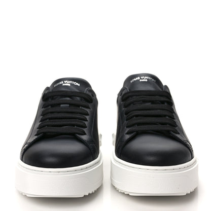 Louis Vuitton Calfskin Time Out Sneakers 39 Black 2 of 8