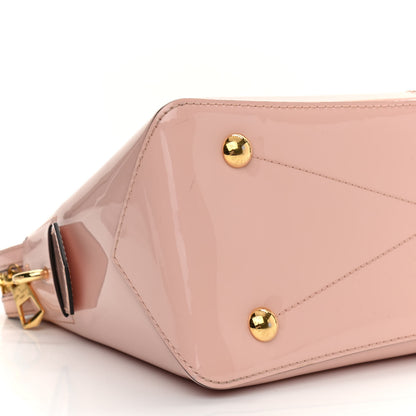 Louis Vuitton Patent Calfskin Miroir Tote Rose Ballerine 9 of 12