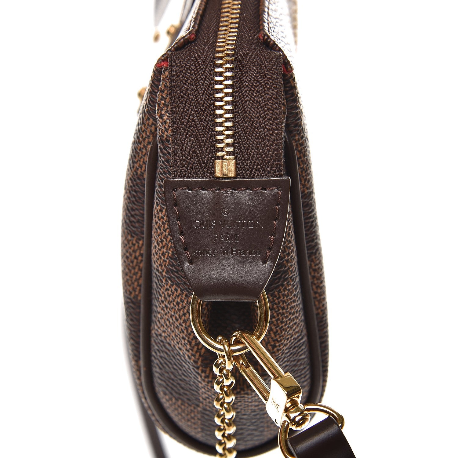 Louis Vuitton Damier Ebene Eva Clutch 6 of 7
