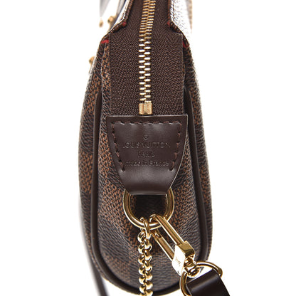 Louis Vuitton Damier Ebene Eva Clutch 6 of 7