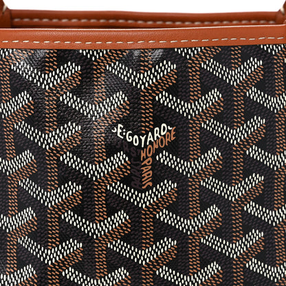 Goyard Goyardine Reversible Mini Anjou Black Gold 8 of 22