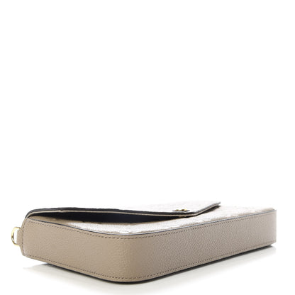 Louis Vuitton Empreinte Pochette Felicie Chain Wallet Tourterelle 4 of 7