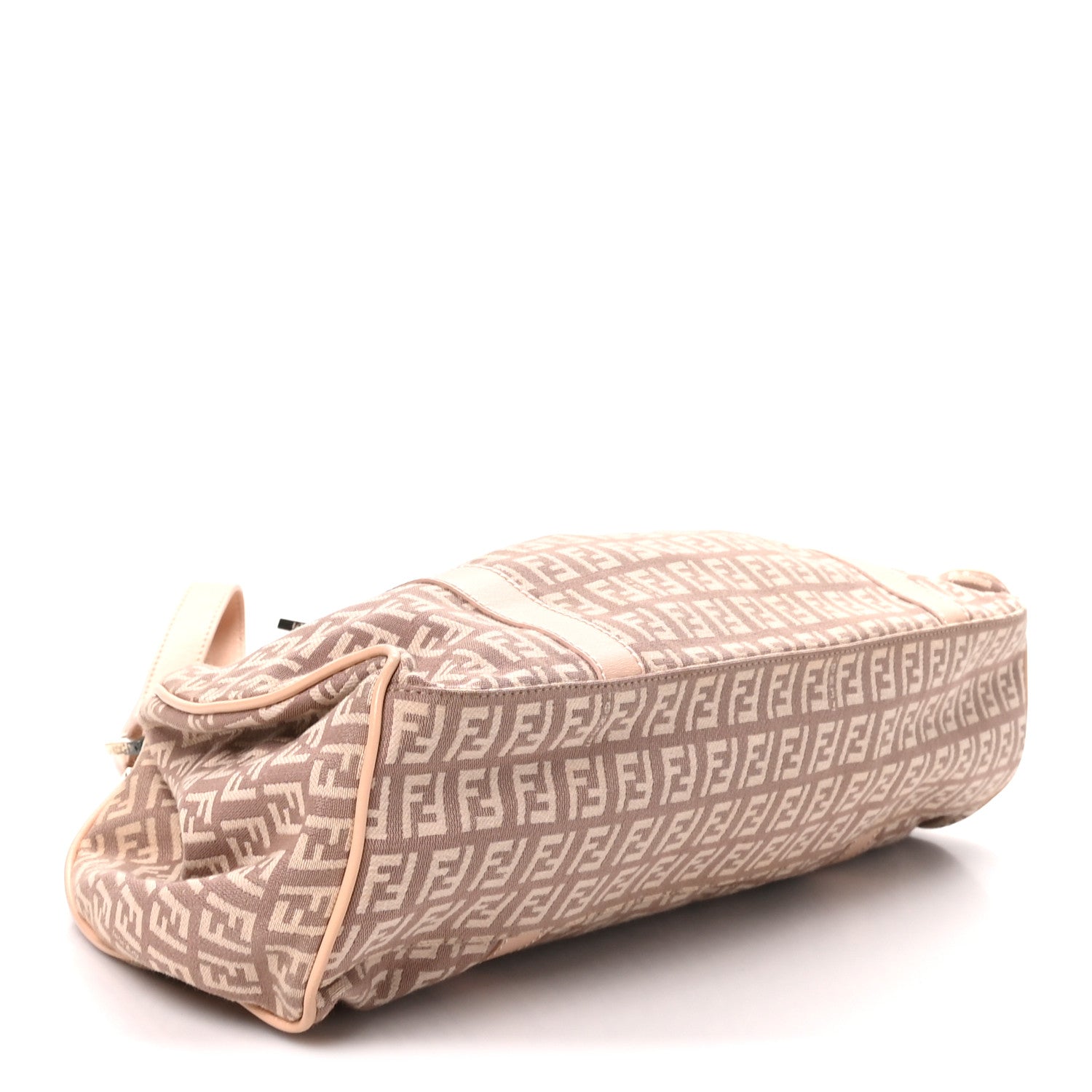 Fendi Zucchino Vitello Shoulder Bag Cipria Teint 4 of 12