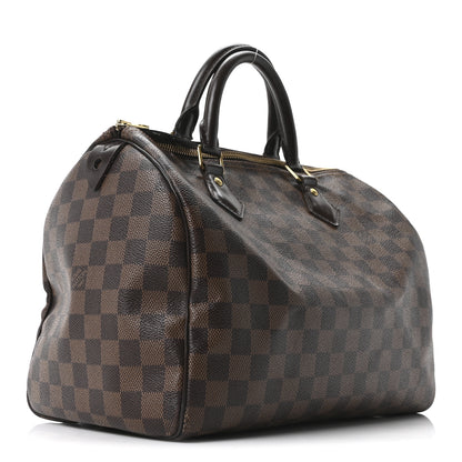 Louis Vuitton Damier Ebene Speedy 30 3 of 9