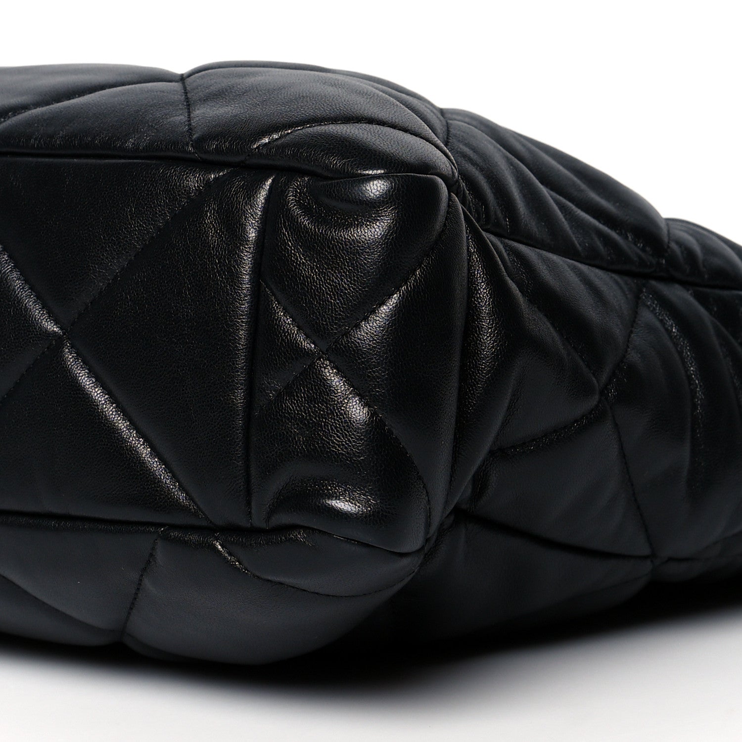 Chanel Lambskin Quilted Chanel 19 Shopping Bag Black 10 of 10