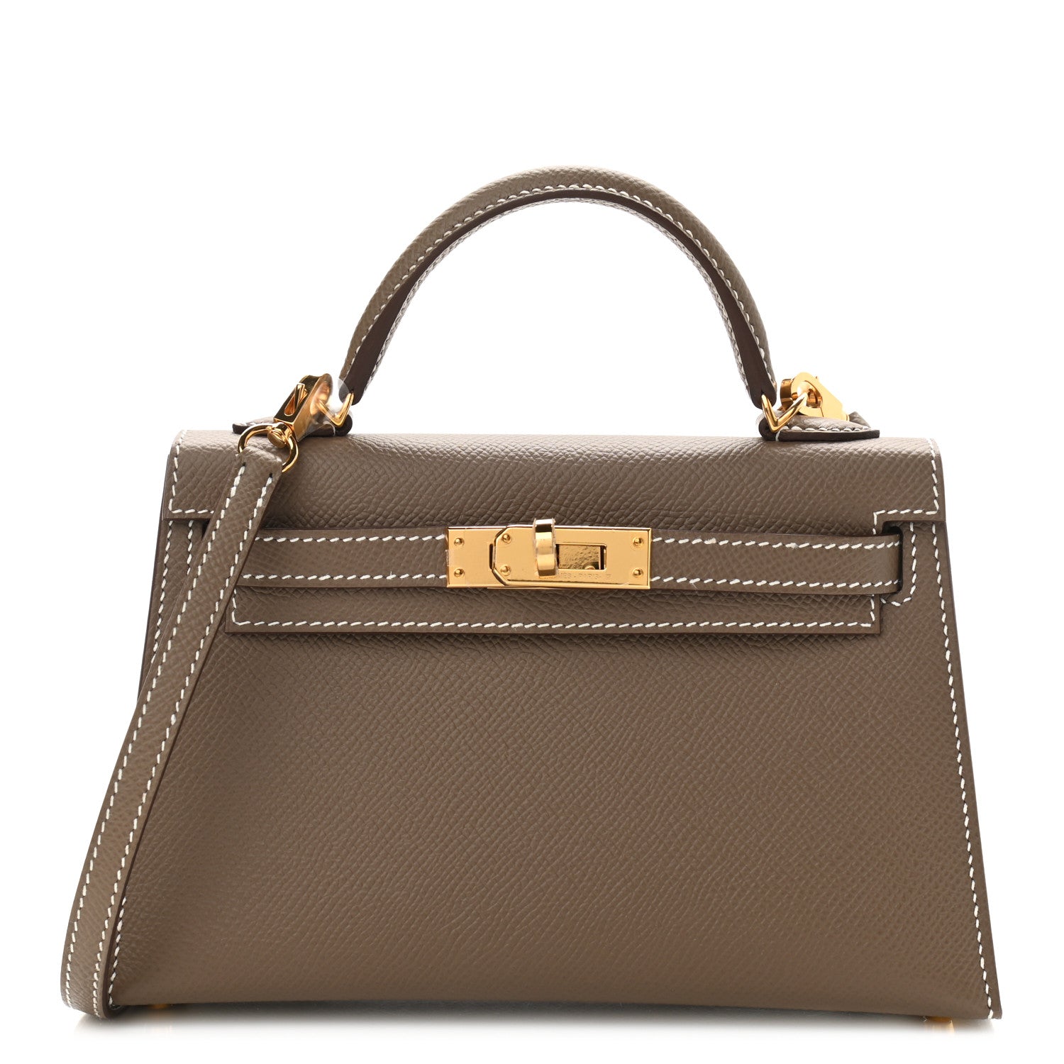 Hermes Epsom Mini Kelly Sellier 20 Etoupe 1 of 11
