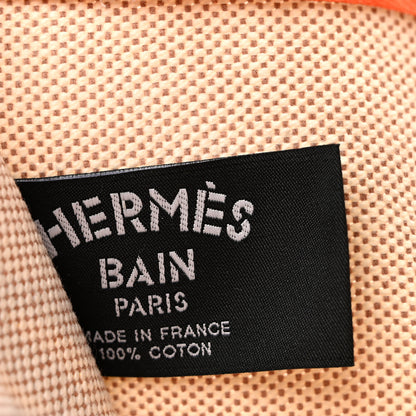 Hermes Cotton Canvas Flat T'as la Banane Case Jaune Bleu 6 of 6