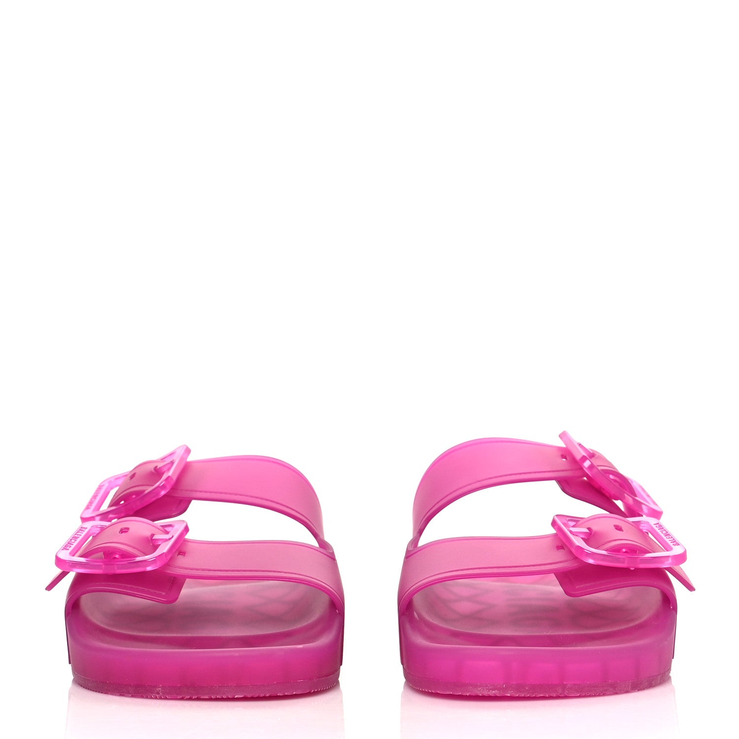 Balenciaga Technical Polyurethane Mallorca Slide Sandals 40 Pink 2 of 8