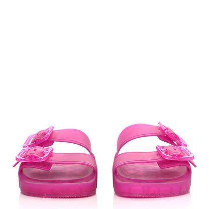 Balenciaga Technical Polyurethane Mallorca Slide Sandals 40 Pink 2 of 8