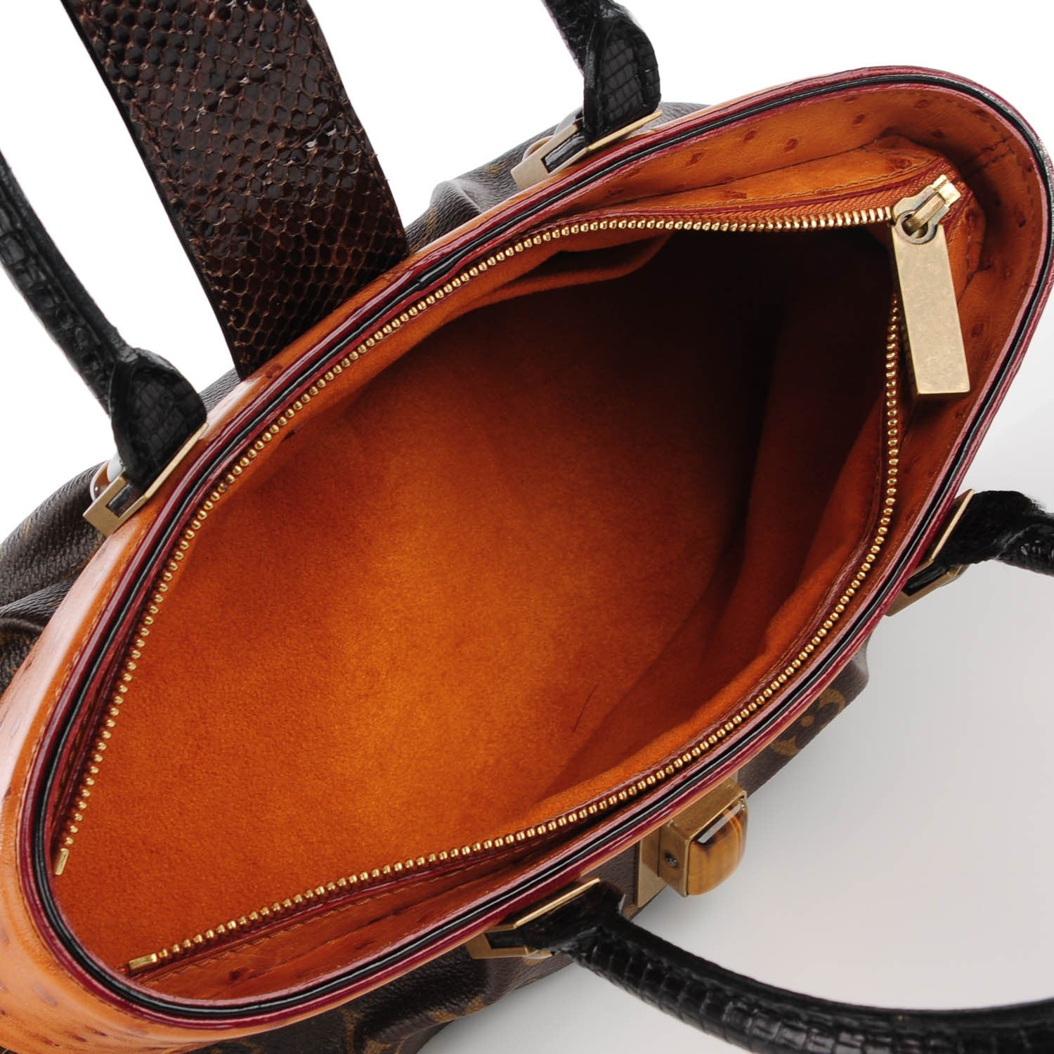 Louis Vuitton Monogram Ostrich Macha Waltz 5 of 7