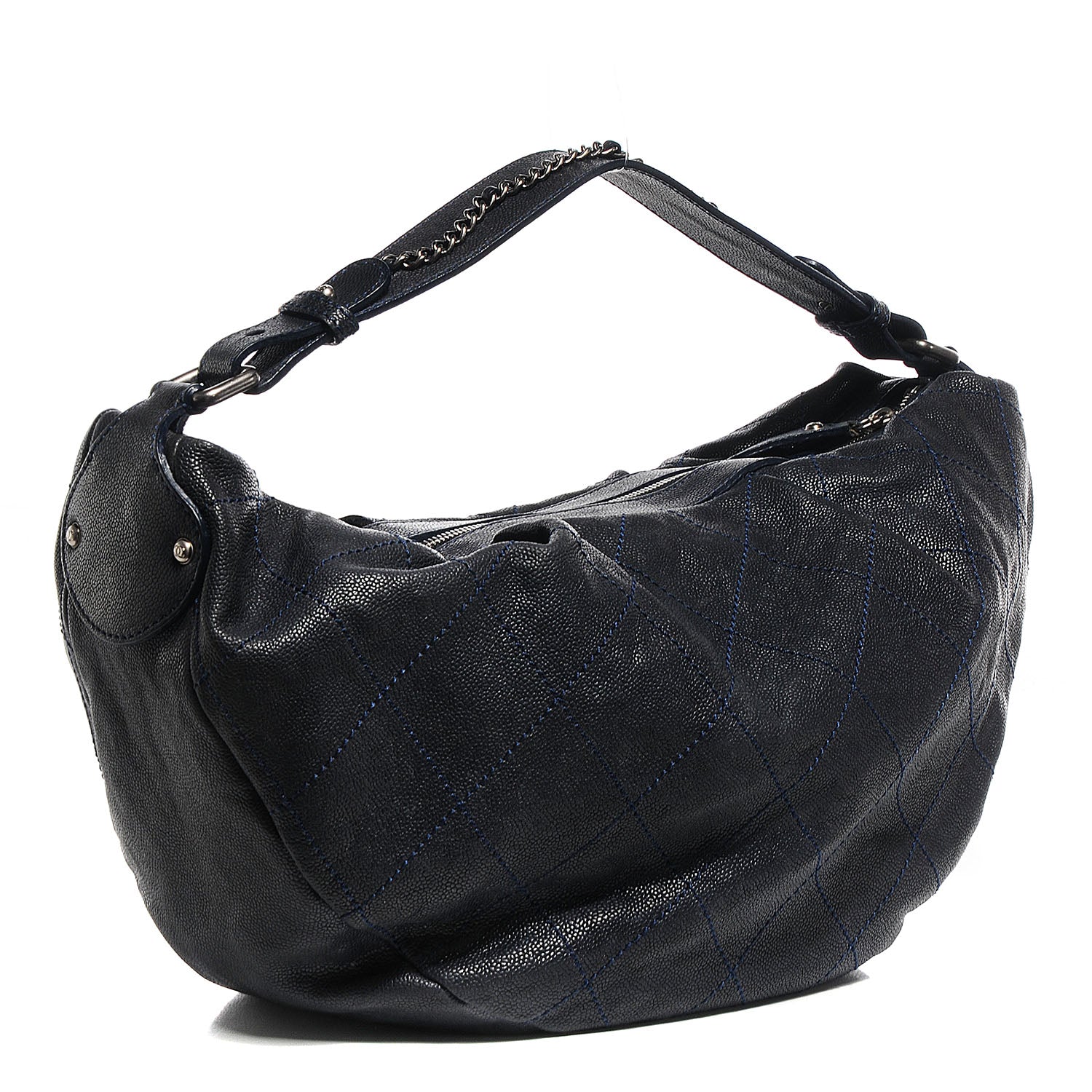 Chanel Caviar Outdoor Ligne Hobo Black 3 of 7