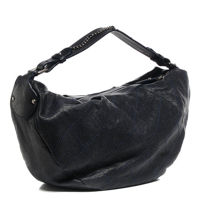 Chanel Caviar Outdoor Ligne Hobo Black 3 of 7